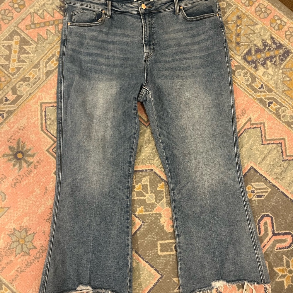 Women's Mica Blue Flare Jeans